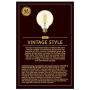 GE Globe LED Vintage Light Bulb, G30 Amber Glass LED Edison Bulb (60 Watt Replacement Dimmable LED Light Bulbs), 400 Lumen, Medium Base Light Bulbs, 1-Pack E26 Edison Bulb