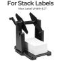 MUNBYN External Rolls Label Holder, 2 in 1 Fan-Fold Stack Paper Holder for Desktop Thermal Label Printer