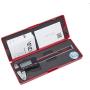 VINCA DCLA-0405 0-4 Inch/100mm Electronic Digital Vernier Micrometer Caliper Inch/Millimeter Stainless Steel Large LCD Screen Measuring Tool