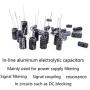 500pcs high Precision Aluminum electrolytic Capacitor kit, 24 Kinds of electrolytic capacitors, Range 0.1uf-1000uf,10V/16V/25V/50V, Suitable for Maintenance of Various Electronic Products