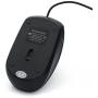 Verbatim Optical Mouse - Wired with USB Accessibility - Mac & PC Compatible - Black