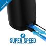Sabrent USB 3.0 4 Bay 2.5” Hard Drive/SSD Docking Station with Fan (DS-4SSD)