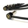 Solderless Guitar Pedal Patch Cable Kit 6 Pack to Make Custom Length Cables for Pedalboard