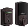 Kwikset Halo Touch Traditional Arched Wi-Fi Fingerprint Smart Lock No Hub Required featuring SmartKey Security in Venetian Bronze (99590-002)