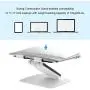 SKYZONAL Aluminum Notebook Desktop Stand Height Adjustable Laptop Stand for Computer PC Notebook MacBook Ipad