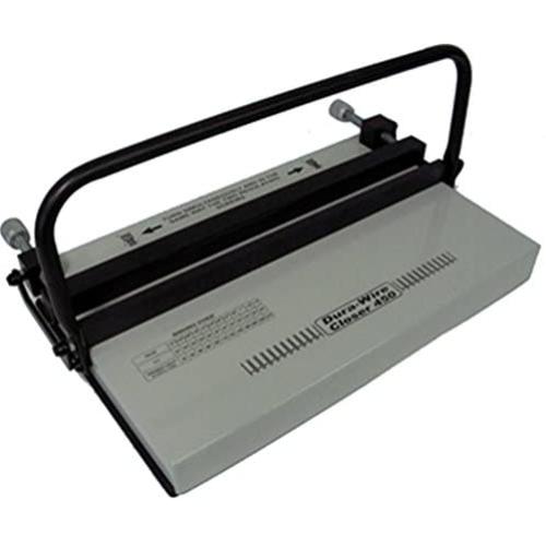 Tamerica Durawire Closer 450 Manual Wire Binding Solutions for Legal Size and Longer, 240 Sheets Max. Bindng Capacity, Heavy Duty All Metal, Max. 1-1/4'' Diameter Wire Loop Closer