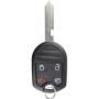 KeylessOption Keyless Entry Remote Control Fob Uncut Blank Ignition Car Key Replacement for CWTWB1U793