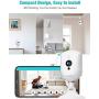Baby Monitor, Conico 1080P Home Security Camera with Sound Motion Detection IR Night Vision, Home Camera with 2- Way Audio 8X Zoom, WiFi Camera Cloud Service Compatible with Alexa, 2.4G WiFi