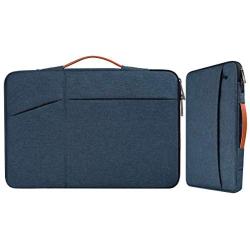 11.6 12.9 Inch Waterproof Laptop Briefcase for Men Women Bag with Handle for 2019 DELL XPS 13 9380, HP Envy X360 11.6, Lenovo Chromebook C330 11.6, Acer ASUS Samsung Chromebook Sleeve Case, Blue
