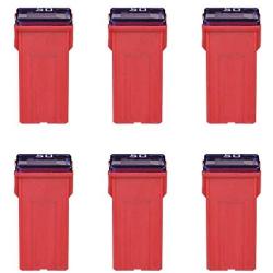 6 Pieces Tall Standard Fuses 50 amp JCase Box Shaped Fuse Compatible for Ford Chevy GM Nissan Toyota Pickup Trucks Cars SUV
