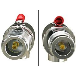 N-Female to N-Female Bulkhead Adapter Width Surge Protector 0-6GHz WiFi Antenna Coaxial Cable RF Converter -Wireless Network Connector -Lightning Protection Arrestor -Coax Suppressor -Tupavco TP1605
