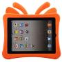 Tading iPad 10.2 Case 2020, iPad 7th Generation Case for Kids, Cute Butterfly Shockproof EVA Foam Super Protection Kid Proof Protective Stand Cover for iPad 10.2 Inch 2019 7th 2020 8th Gen - Orange