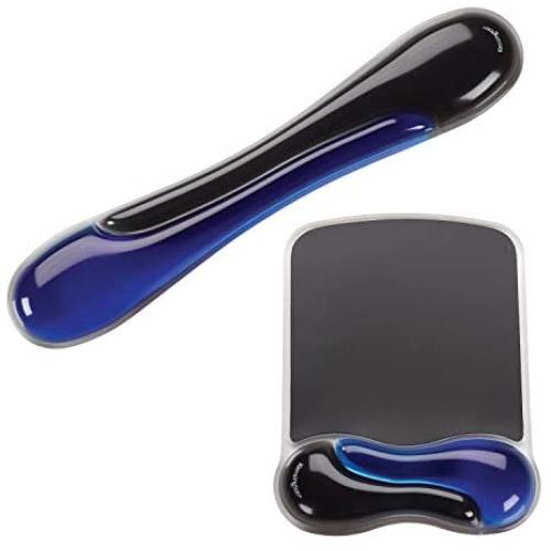 Kensington Duo Gel Mouse & Keyboard Wrist Rest Bundle, Blue (K52920WW)