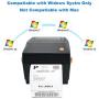 MFLABEL Label Printer, 4x6 Thermal Printer, Commercial Direct Thermal High Speed USB Port Label Maker Machine, Etsy, Ebay, Amazon Barcode Express Label Printing