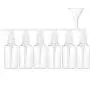 6 Pack Transparent Travel Bottles Pump Bottle Lotion Dispenser Bottle Set with Small Funnel for Flight, Airport, Holiday (White, 50 ml) 6 Pack Transparent Travel Bottles Pump Bottle Lotion Dispenser Bottle Set with Small Funnel for Flight, Airport, Holiday (White, 50 ml)