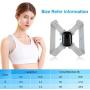 socathey Back Posture Corrector with Sensor Vibration Reminder, Smart Posture Corrector for Adults & Teens & Kids, Adjustable Intelligent Posture Trainer Improves Humpback - Gray (L)