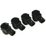 JDMSPEED New Set of 4 Pcs Rear Bumper Backup Parking Sensor w/O-Ring Replacement for 25961317 15239247