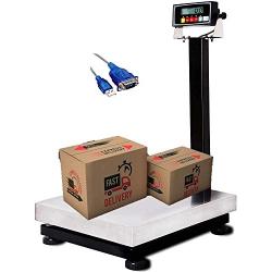 PEC Washdown Stainless Steel Bench Scale, Lb/Kg/Oz Switchable, 0.05lb Readability, 800lbs 16''x20''