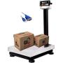 PEC Washdown Stainless Steel Bench Scale, Lb/Kg/Oz Switchable, 0.05lb Readability, 800lbs 16''x20''