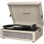 Crosley CR8017A-DU Voyager Vintage Portable Turntable with Bluetooth Receiver and Built-in Speakers, Dune