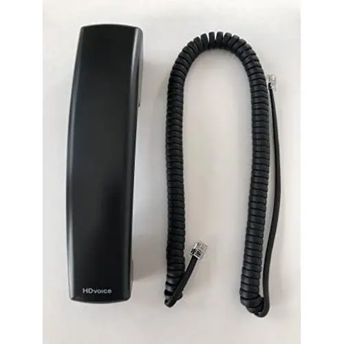 The VoIP Lounge Replacement HD Voice Handset with Curly Cord for Polycom VVX Series IP Phones 300 301 310 311 400 401 410 411 500 501 600 601 1500 Black The VoIP Lounge Replacement HD Voice Handset with Curly Cord for Polycom VVX Series IP Phones 300 301 310 311 400 401 410 411 500 501 600 601 1500 Black
