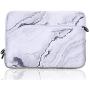 LuvCase 4in1 Laptop Case Compatible with Old MacBook Pro 13'' (CD Drive, 2008-2012) A1278 Hard Shell Cover, Sleeve, Keyboard Cover & Screen Protector(White Marble Gold Stripes)