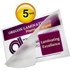Qty 500 Postal Card Laminating Pouches 3-9/16 x 5-5/16 Hot Laminator Sleeves 5 Mil