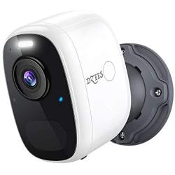 AI Spotlight Siren Security Camera Outdoor Wireless WiFi, Dzees by ZUMIMALL, 1080P Rechargeable Battery Powered Camera for Home Security Camera System, Color Night Vision, 2-Way Talk, Waterproof
