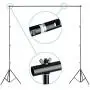Neewer Photo Studio 8.5 X 10 feet/2.6 X 3 Meters Backdrop Stand Background Support System with 6 X 9 feet/1.8 X 2.8 Meters Fabric Backdrop (White, Black, Green) for Portrait Product Video Shooting