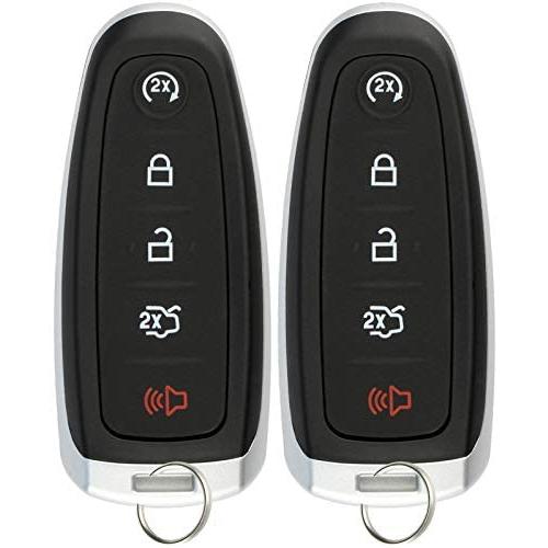 KeylessOption Keyless Entry Car Remote Start Smart Key Fob for Ford Lincoln M3N5WY8609 (Pack of 2)