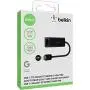 Belkin USB-IF Certified USB Type C (USB-C) to Gigabit Ethernet Adapter, Compatible with USB-C Devices including New MacBook, MacBook Pro (2016), XPS and ChromeBook Pixel (F2CU040btBLK)