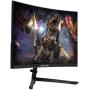 Sceptre 24-Inch Curved 144Hz Gaming LED Monitor Edge-Less AMD FreeSync DisplayPort HDMI, Machine Black (C248B-144RN)