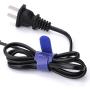 Multi-Purpose Cable Ties Reusable Cord Ties 6 Inch Cable Straps Microfiber Fastening Straps Used for Headphones Phones Electronics PC wire Management - 5 Color