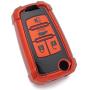 Royalfox(TM) Full Cover 2 3 4 Buttons TPU Silicone flip Remote Key Fob case Cover for Chevrolet Camaro Cruze Equinox Malibu SS Sonic Spark Volt Aveo,Buick Lacrosse Encore GL8 Regal Excelle (red)