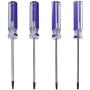 Kyuionty Set of 4 Torx Screwdriver, Magnetic T6 T8 T9 T10 Screwdriver Tool Kit for Repair & Maintenance Small Appliances & Electronic Products