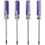 Kyuionty Set of 4 Torx Screwdriver, Magnetic T6 T8 T9 T10 Screwdriver Tool Kit for Repair & Maintenance Small Appliances & Electronic Products