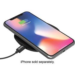 tzumi HyperCharge 10-Watt Wireless Fast Charger Pad for Qi-Compatible iPhones, Androids, and All Wireless Charging Smart Devices – for Home and Office. Includes Qualcomm 3.0 Quick Charge Adapter.