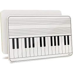 11'' x 17'' x 1/8'' Music Lapboards, Highest Quality, No Ghosting and Made in The USA - Only by OptiMA Dry Erase Products (11'' x 17'', Piano Keyboard)