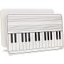 11'' x 17'' x 1/8'' Music Lapboards, Highest Quality, No Ghosting and Made in The USA - Only by OptiMA Dry Erase Products (11'' x 17'', Piano Keyboard)