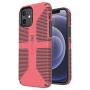 Speck Products CandyShell Pro Grip iPhone 12, iPhone 12 Pro Case, Raspberry Kiss Red/Slate Grey (137602-9240)
