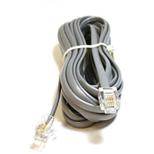 Monoprice 100930RJ11 6P4C Straight Landline Telephone Cable, 14-Feet for Data