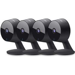 LaView Security Cameras 4pc,Home Security Camera Indoor 1080P,WiFi Cameras for Pet,Motion Detection,Two-Way Audio,Night Vision,Works with Alexa & Google Assistant,iOS & Android & Web Access,US Cloud