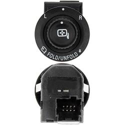 APDTY 012453 Master Power Mirror Control Switch w/Power Folding Mirrors Fits Select 2007-2016 Ford Expedition, F-Series (Includes Super Duty) / Lincoln Mark LT, Navigator (Replaces 7L1Z17B676AA)