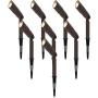 GOODSMANN Landscape Lighting Low Voltage Spotlight 20 Watts Halogen Landscape Lights with Metal Stake and Connector 176 Lumens 3000K for Outdoor Lighting Pathway Lawn Garden (8 Pack) 9920-9603-08