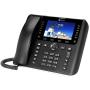 OBi2182 WiFi VOIP Phone with Power Adapter - 12-Line Cloud-Managed Gigabit Google Voice Phone with Color Display
