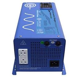 AIMS PICOGLF15W12V120VR 1500 Watt 12 VDC Input to 120VAC Output Pure Sine Inverter Charger Backup Power
