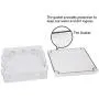 Zulkit Junction Box ABS Plastic Dustproof Waterproof IP65 Universal Electrical Boxes Project Enclosure White 7.9 x 7.9 x 3.1 inch (200 x 200 x 80mm)
