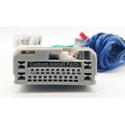 Factory Radio Add A Amp Amplifier Sub Interface Wire Harness Inline Converter Compatible with Honda