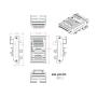 Electronics-Salon DB15 D-SUB DIN Rail Mount Interface Module, DSUB Male/Female, Breakout Board.