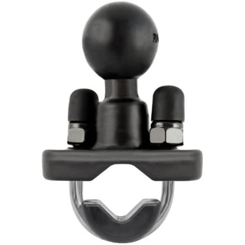 Ram Mount Rail Base with Stainless Steel U-Bolt and 1-Inch Ball for Rails from 0.5 to 1 Inches Diameter
